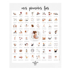 Kit affiche à dater - Mes premières fois par Atelier oranger