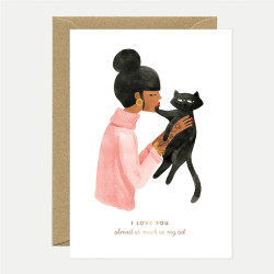 Carte As much as my cat