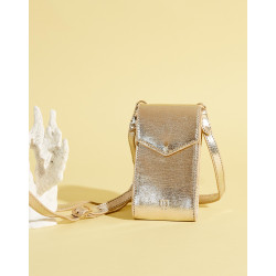 Pochette smartphone Sheila - doré