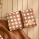 Matelas à langer nomade Hyde park - Terracotta cheks
