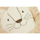 Coussin Lion blanc