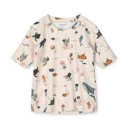 Tee-shirt de bain anti-UV Sea creature/Sandy - 3mois
