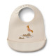 Bavoir en silicone - All together sandy hippo