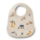 Bavoir en silicone - All together sandy multi