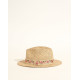 Chapeau Panama Galon indien fleurs - L