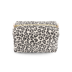 Trousse de toilette imprimé graou - greige