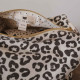 Trousse de toilette imprimé graou - greige