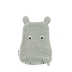 Gant de toilette - Hippo dove blue