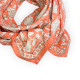 Big foulard Coeurs - Papaye