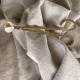 Coupe-mèche doré gravé