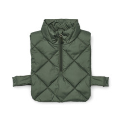 Col matelassé - Hunter green 1/2 ans
