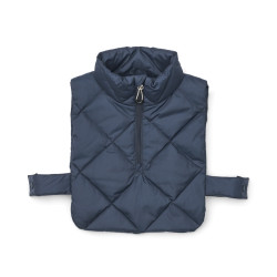 Col matelassé - Navy 1/2 ans