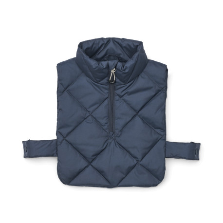 Col matelassé - Navy 1/2 ans