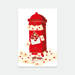 Pins Hearts enveloppe