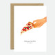 Carte Love you pizza