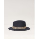 Chapeau Jim Navy géométrique - L