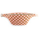 Sac banane damier - Strawberry/caramel