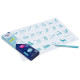 Set pédagogique en silicone + 3 feutres - Abécédaire