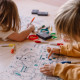 Set en silicone à colorier + 5 feutres - Château