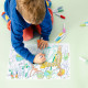 Set en silicone à colorier + 5 feutres - Forêt amazonienne
