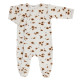 Combi avec pieds Velours Star Anise 3 mois