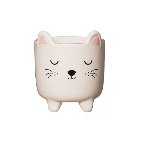 Mini pot chat sur pieds