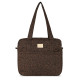Sac à langer Waterproof Hyde park - Leonie brown