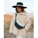 Sac banane Nicole Sherpa - Marine