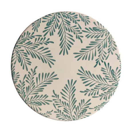 Dessous de plat sérigraphié - Feuillage vert