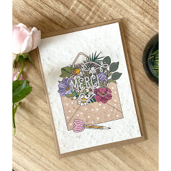 Carte à planter Merci enveloppe