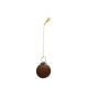 Boule de Noël en velours brown