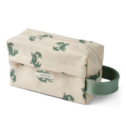 Trousse Trine en toile de coton - Crab / Sandy