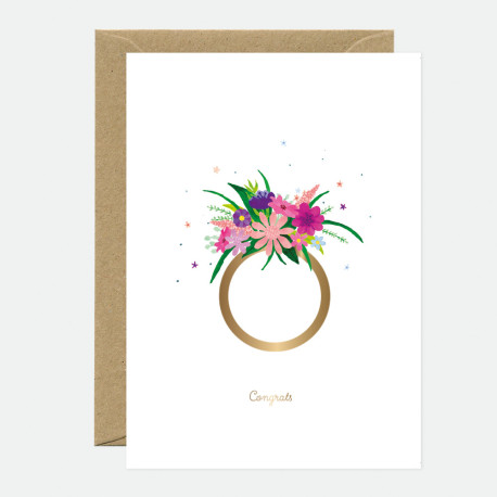 Carte Flower ring
