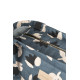 Tote-bag Hyde park - Blue black tulips