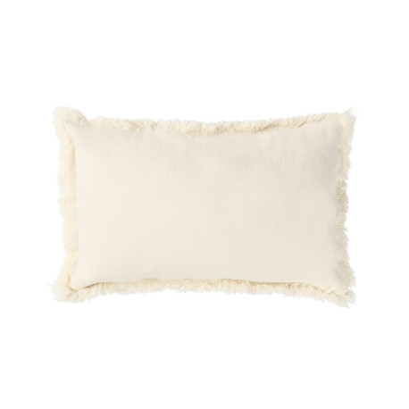 Coussin à franges 45x30 - Natural