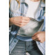 Sac banane Olivia - Denim bleu