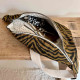 Sac banane zebra - Tapenade/noir