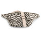 Sac banane zebra - Greige/noir