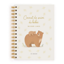 Carnet de suivi de bébé Ours - 6 mois