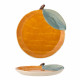 Assiette Agnes - Orange
