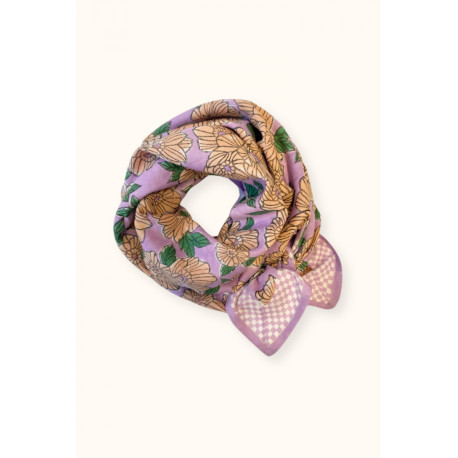 Big foulard Bloom - Lavande