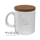 Mug avec couvercle Pause thé de ma nounou