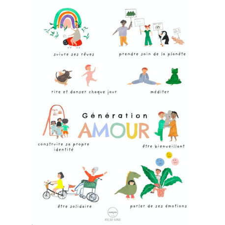 Affiche A3 Génération amour