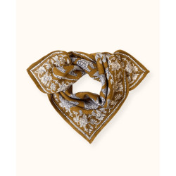 Small foulard Ours - Tapenade