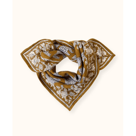Small foulard Ours - Tapenade