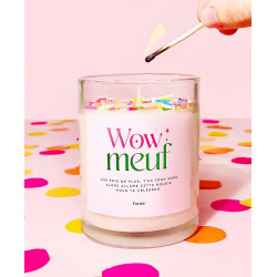 Bougie Pamplemousse et lilas - Wow meuf