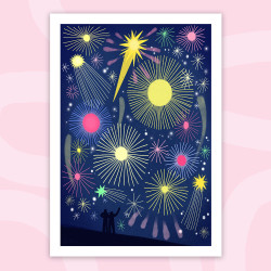 Carte Feu d'artifice