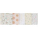 Lot de 5 tissus de Nostalgique Christmas de 50*70cm