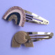 Barrettes cheveux - Arc-en-ciel
