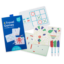 Travel game - 6 jeux nomades effaçables 
